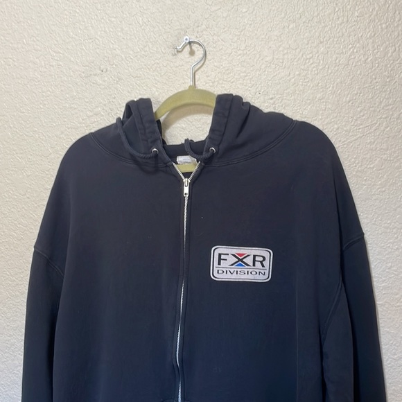 FXR Division Men's Black Hooded Sweatshirt. Good Condition. Size XL. - Picture 2 of 8